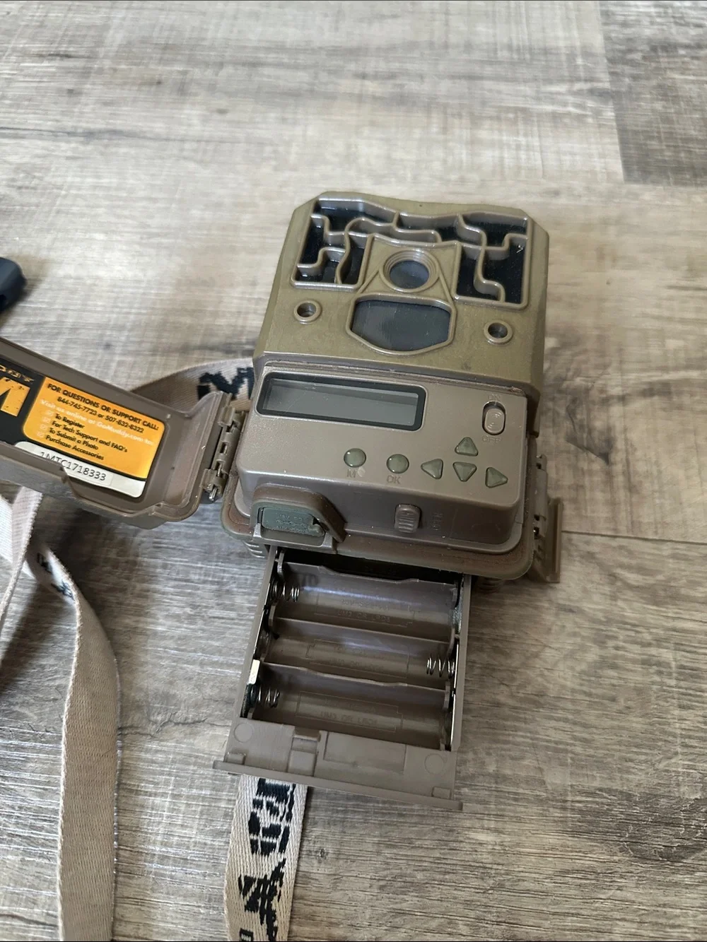 Moultrie Trail Camera with Strap - Olive Green